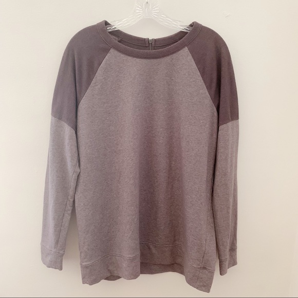 Lou & Grey “Double Play Tunic” raglan sweatshirt - Picture 2 of 8